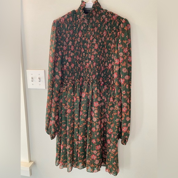 Misa Los Angeles Jessa mini chiffon dress in Evergreen Bloom pattern small - Picture 5 of 12